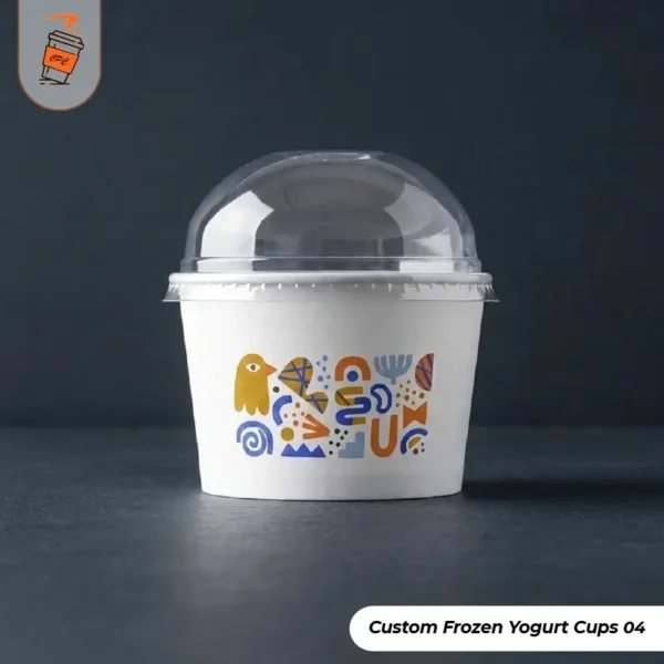 Custom Frozen Yogurt Cups (4)
