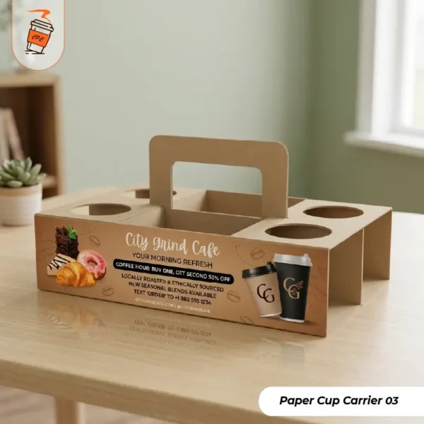 Printed paper cup carrier (3)